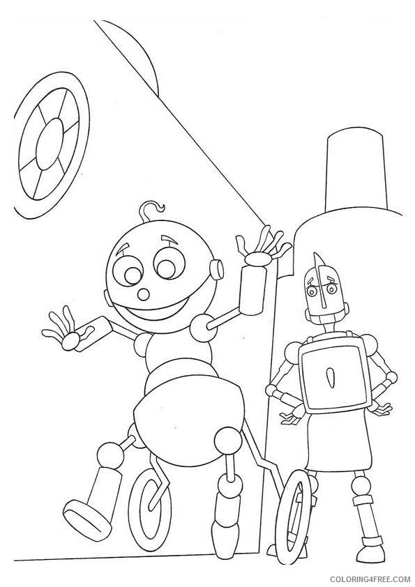 Robots Movie Coloring Pages TV Film robots 5 Printable 2020 07215 Coloring4free