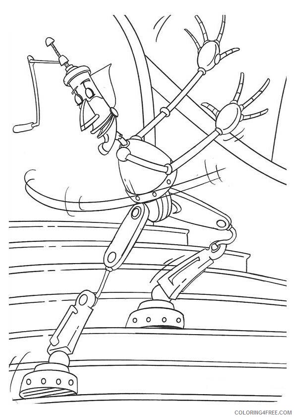 Robots Movie Coloring Pages TV Film robots 6 Printable 2020 07216 Coloring4free