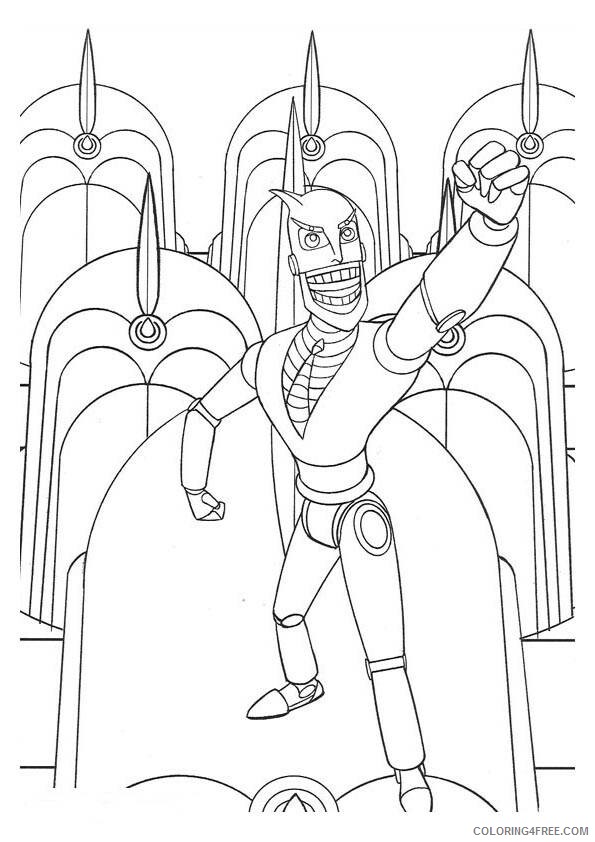 Robots Movie Coloring Pages TV Film robots 8 Printable 2020 07218 Coloring4free