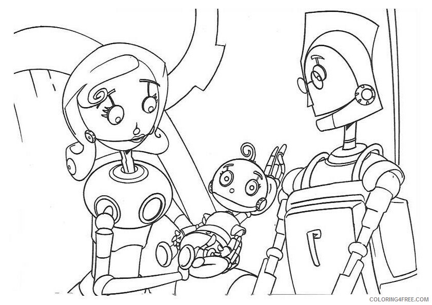 Robots Movie Coloring Pages TV Film robots yaiQX Printable 2020 07201 Coloring4free