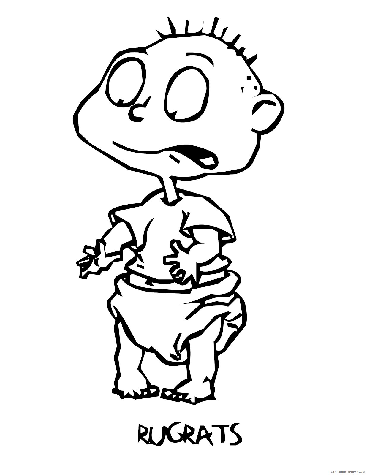 Rugrats Coloring Pages TV Film Printable Rugrats For Kids Printable 2020 07222 Coloring4free