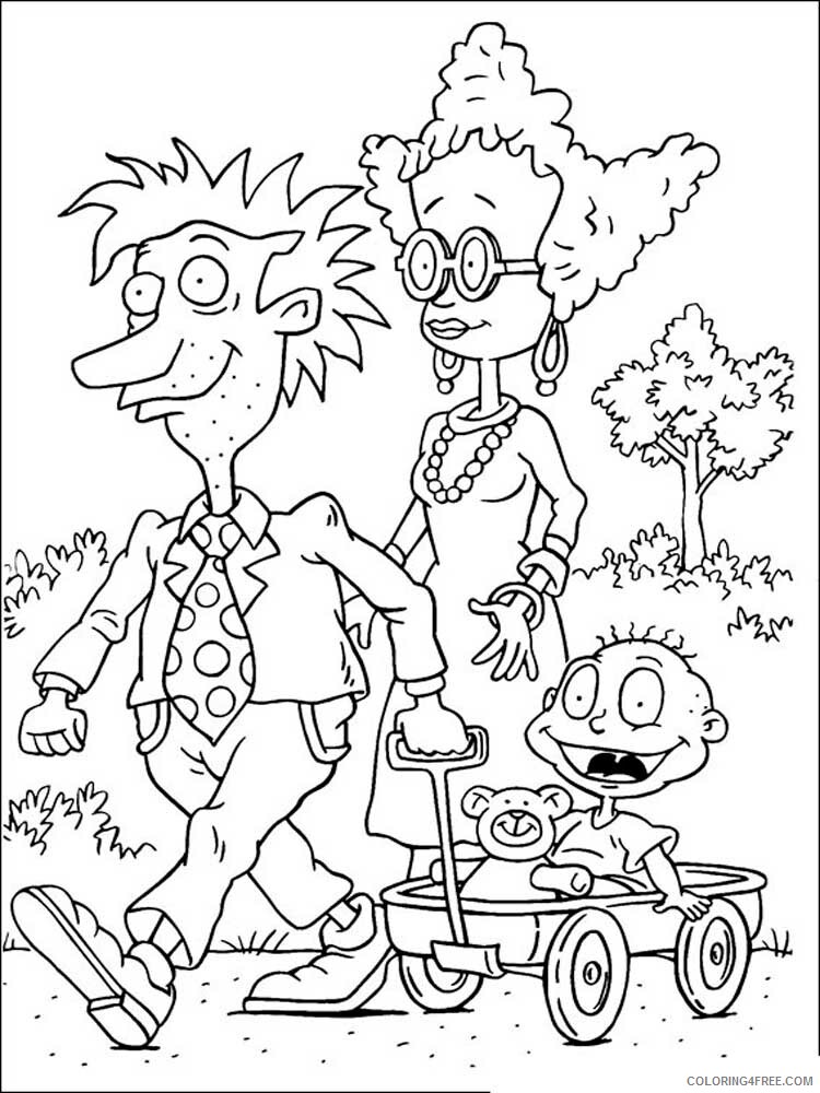 Rugrats Coloring Pages TV Film Rugrats 11 Printable 2020 07229 Coloring4free