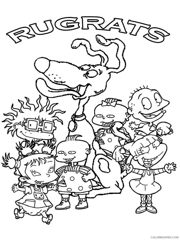 Rugrats Coloring Pages TV Film Rugrats 12 Printable 2020 07230 Coloring4free