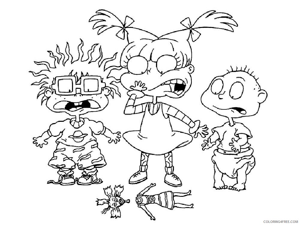 Rugrats Coloring Pages TV Film Rugrats 4 Printable 2020 07238 Coloring4free