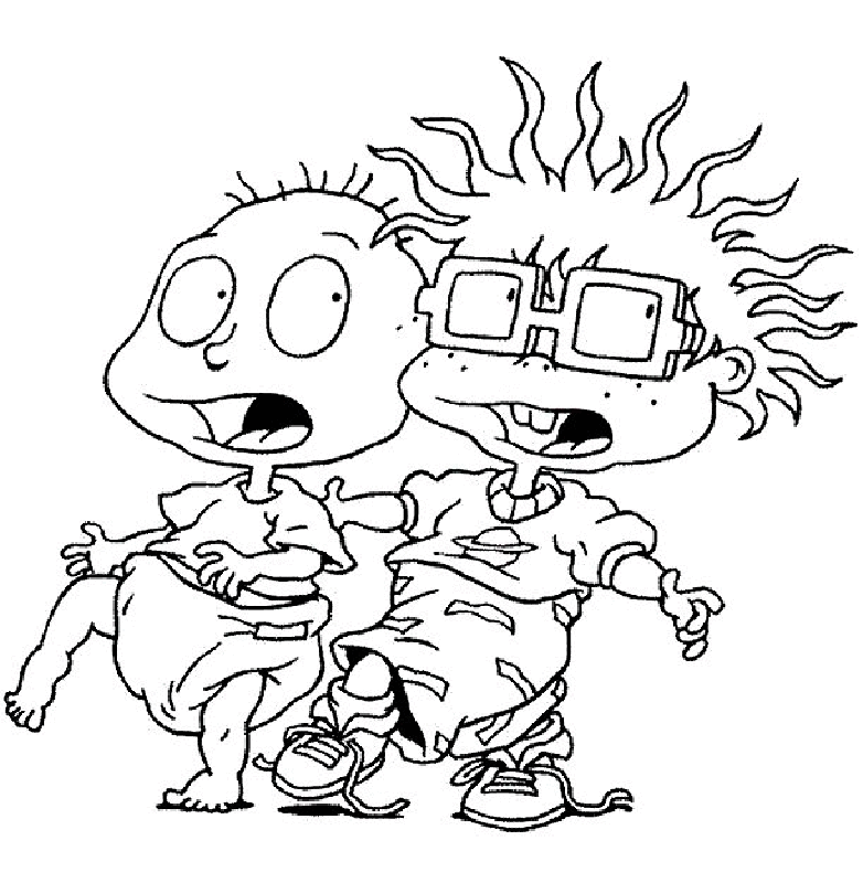 Rugrats Coloring Pages TV Film Rugrats Free Printable 2020 07244 Coloring4free