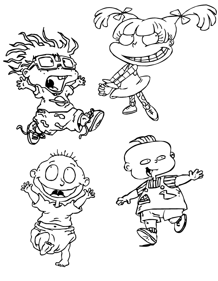 Rugrats Coloring Pages TV Film Rugrats Photos Printable 2020 07247 Coloring4free