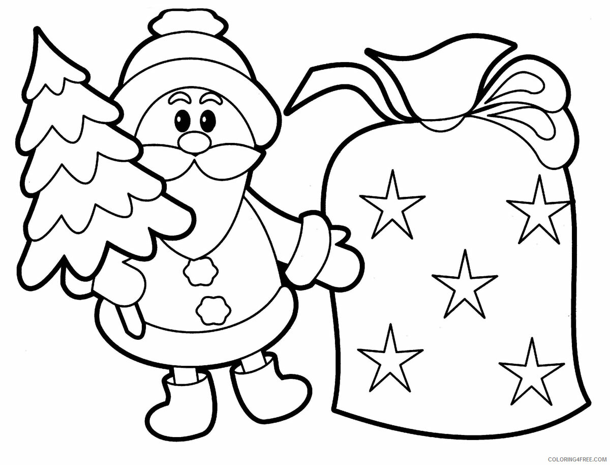 Santa Claus Christmas Coloring Pages Santa For Kids Printable 2020 446 Coloring4free