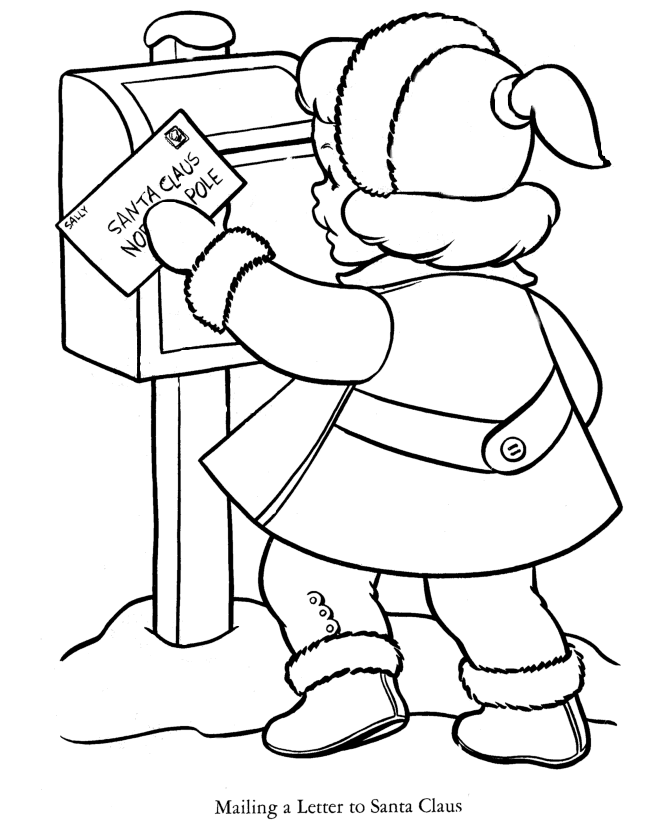 Santa Claus Christmas Coloring Pages christmas letter to santa claus 2020 405 Coloring4free