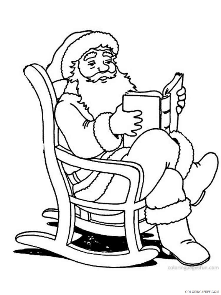 Santa Claus Christmas Coloring Pages santa claus 17 Printable 2020 427 Coloring4free