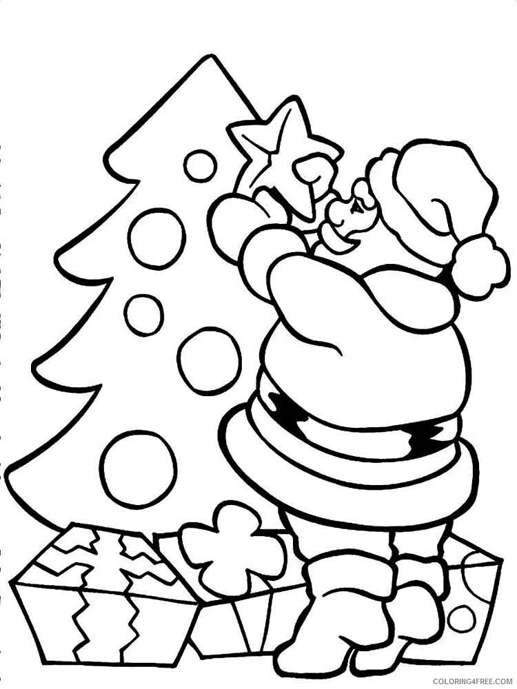 Santa Claus Christmas Coloring Pages santa claus 18 Printable 2020 428 Coloring4free