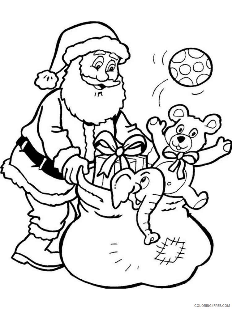 Santa Claus Christmas Coloring Pages santa claus 21 Printable 2020 432 Coloring4free