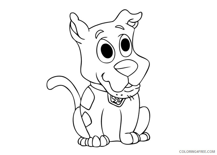 Scooby Doo Coloring Pages TV Film Baby scooby Doo Printable 2020 07261 Coloring4free