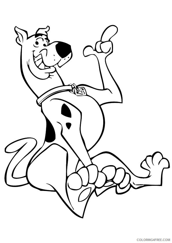Scooby Doo Coloring Pages Tv Film Printable 2020 07252 Coloring4free Coloring4free Com - scooby doo roblox flamingo