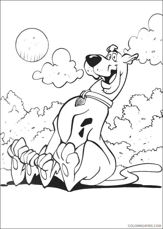 Scooby Doo Coloring Pages TV Film Scooby Doo Sheets Printable 2020 07263 Coloring4free