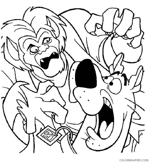 Scooby Doo Coloring Pages TV Film Scooby Doo Sheets for Kids Printable 2020 07311 Coloring4free