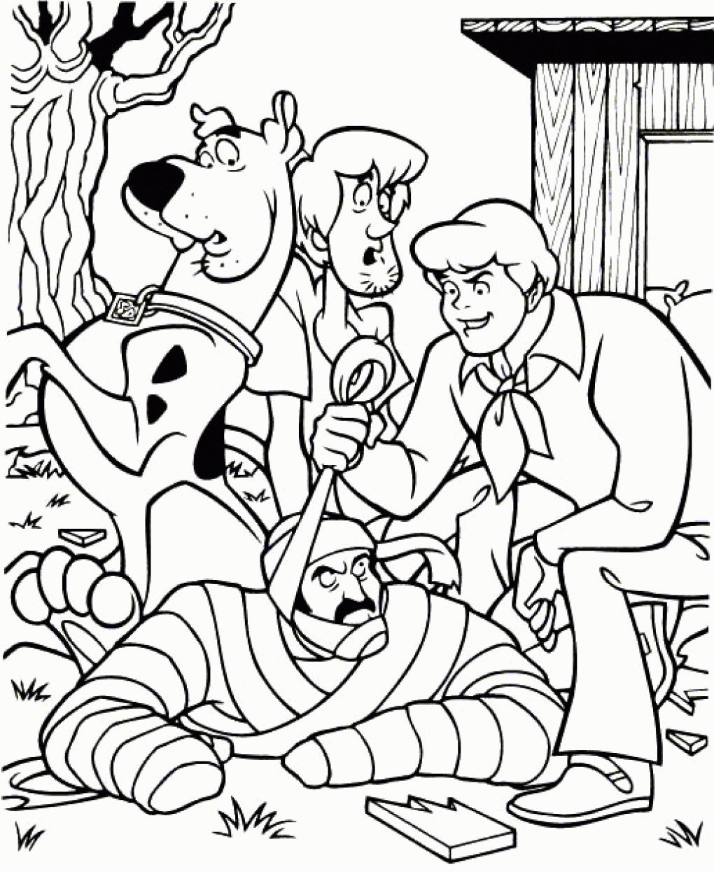 Scooby Doo Coloring Pages TV Film Scooby Doo and Friends for Kids 2020 07288 Coloring4free