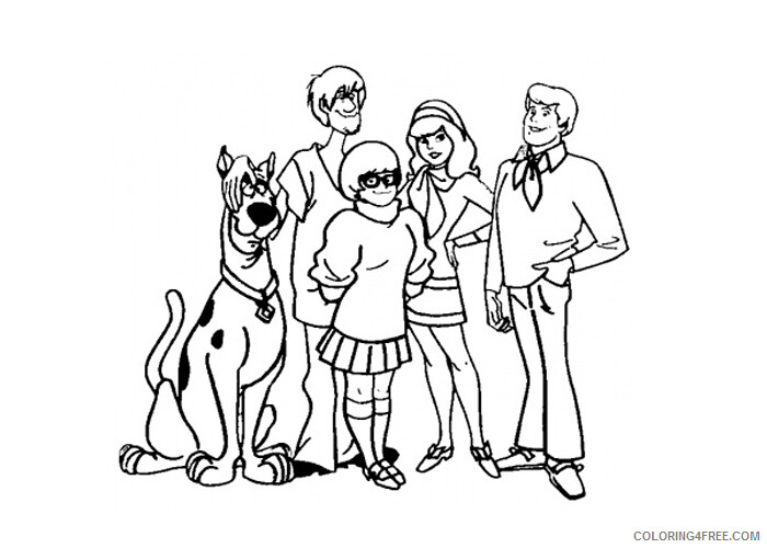Scooby Doo Coloring Pages TV Film Scooby Doo family Printable 2020 07312 Coloring4free