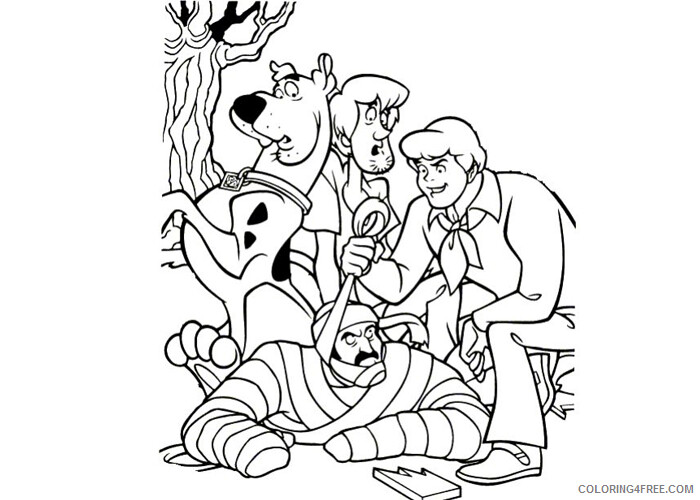 Scooby Doo Coloring Pages TV Film Scooby Doo monster Printable 2020 07314 Coloring4free