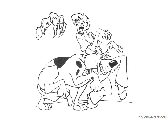 Scooby Doo Coloring Pages TV Film Scooby Doo monsters Printable 2020 07315 Coloring4free