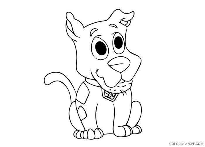 Scooby Doo Coloring Pages TV Film baby scooby doo 2020 07257 Coloring4free