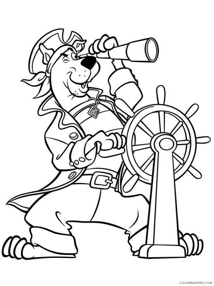 Scooby Doo Coloring Pages TV Film captain scooby doo 2020 07256 Coloring4free
