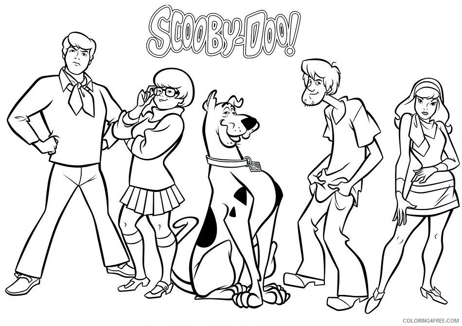 Scooby Doo Coloring Pages TV Film family Printable 2020 07255 ...