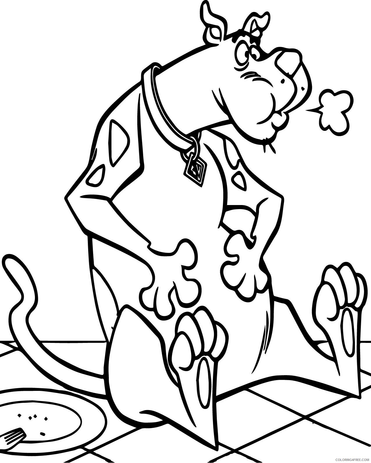 Scooby Doo Coloring Pages TV Film pictures to colour Printable 2020 01 Coloring4free