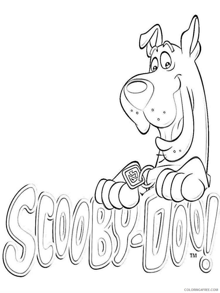 Scooby Doo Coloring Pages TV Film scooby doo 12 Printable 2020 07294 Coloring4free