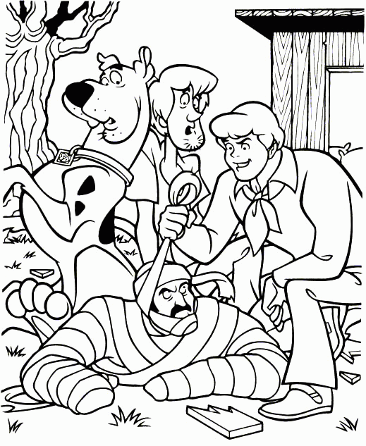 Scooby Doo Coloring Pages TV Film scooby doo 14 Printable 2020 07296 Coloring4free