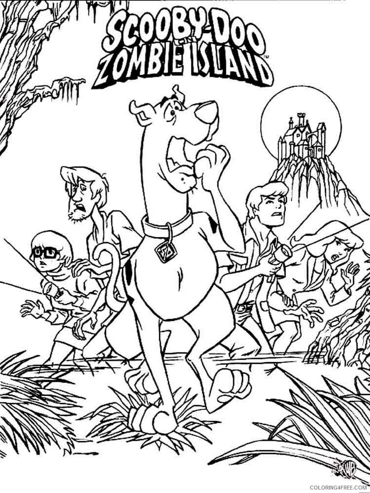 Scooby Doo Coloring Pages TV Film scooby doo 15 Printable 2020 07297 Coloring4free