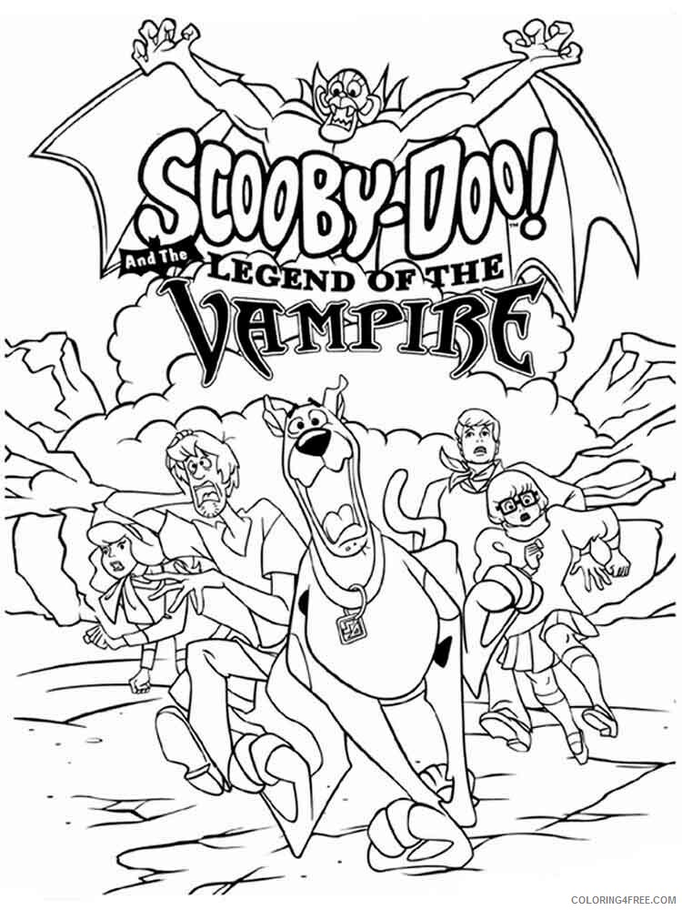 Scooby Doo Coloring Pages TV Film scooby doo 18 Printable 2020 07299 Coloring4free