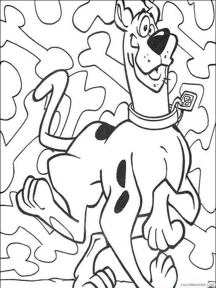 Scooby Doo Coloring Pages TV Film scooby doo 3 Printable 2020 07303 Coloring4free