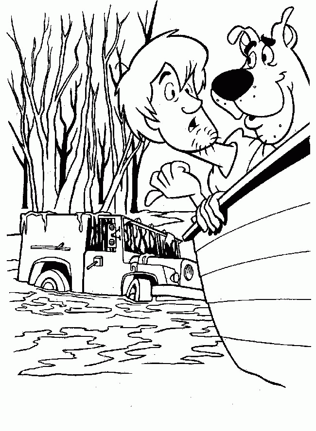 Scooby Doo Coloring Pages TV Film scooby doo 31 Printable 2020 07304 Coloring4free
