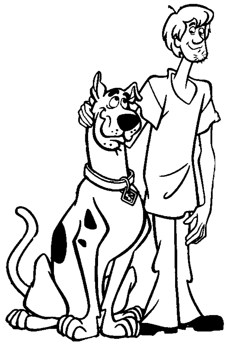Scooby Doo Coloring Pages TV Film scooby_doo_cl_17 Printable 2020 07268 Coloring4free