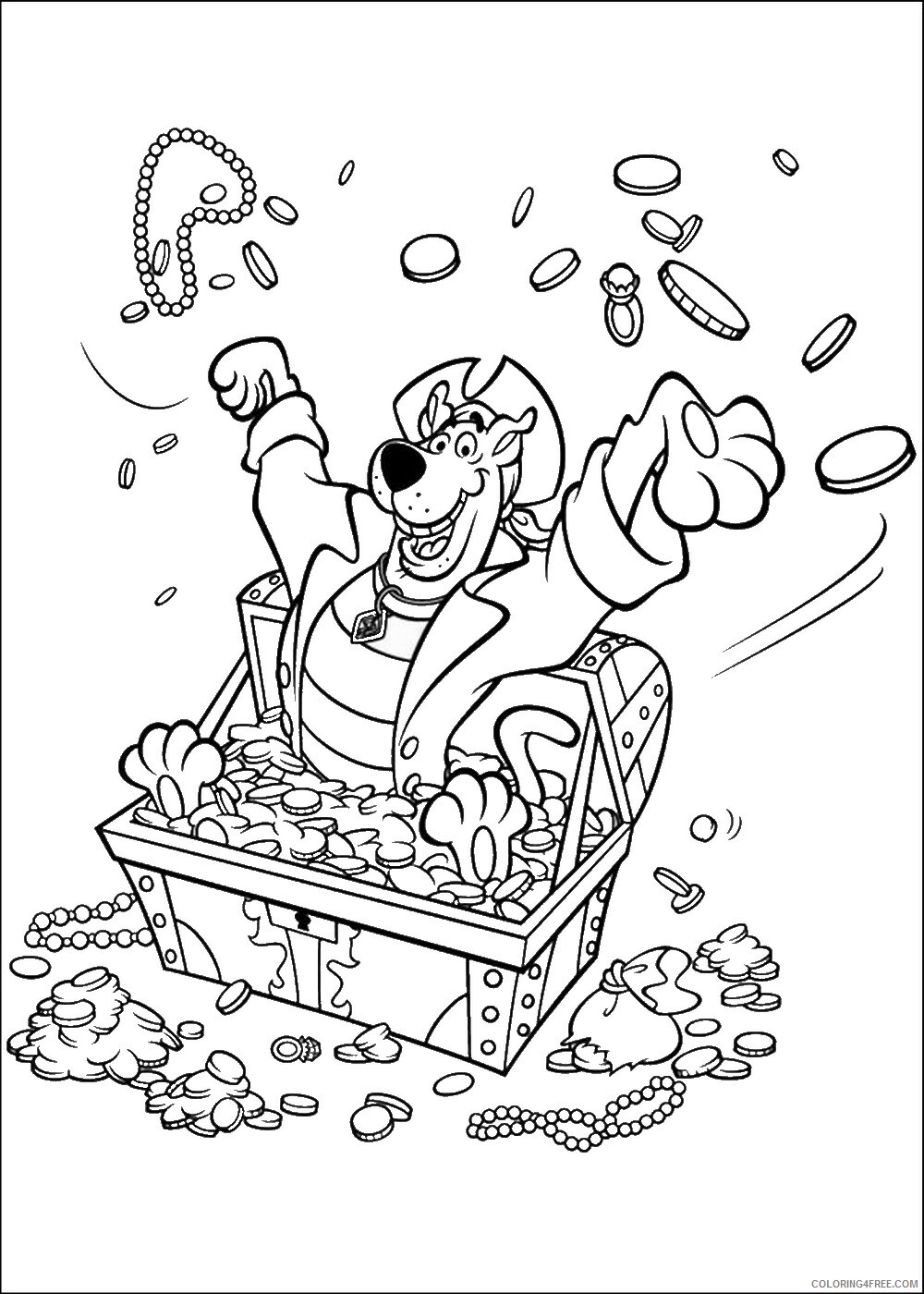 Scooby Doo Coloring Pages TV Film scooby_doo_cl_23 Printable 2020 07270 Coloring4free