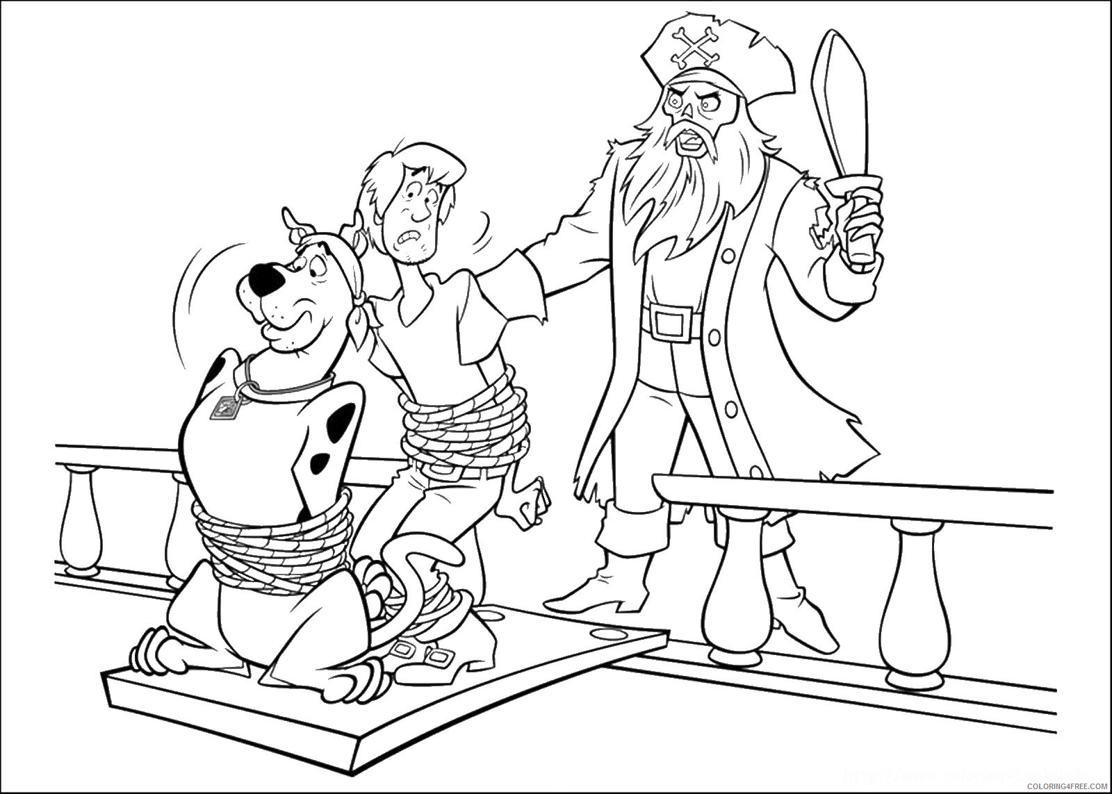 Scooby Doo Coloring Pages TV Film scooby_doo_cl_25 Printable 2020 07272 Coloring4free