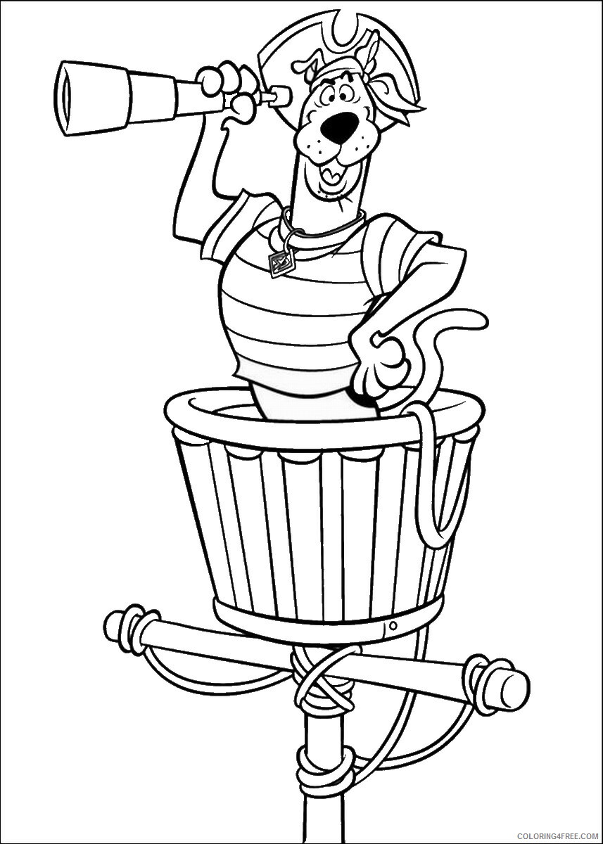 Scooby Doo Coloring Pages TV Film scooby_doo_cl_26 Printable 2020 07273 Coloring4free
