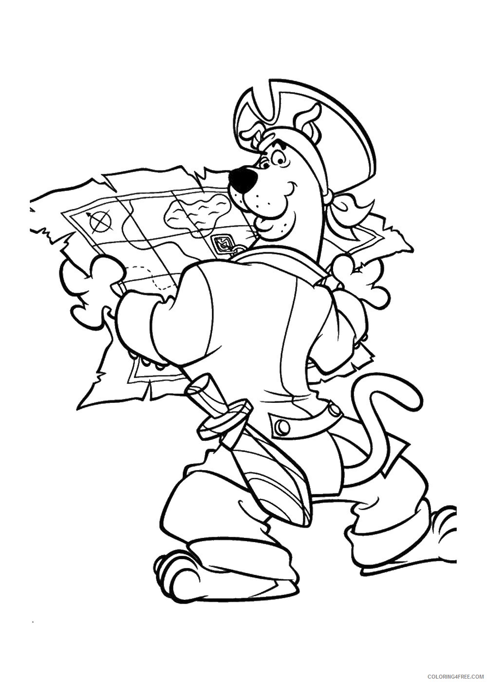 Scooby Doo Coloring Pages TV Film scooby_doo_cl_33 Printable 2020 07276 Coloring4free