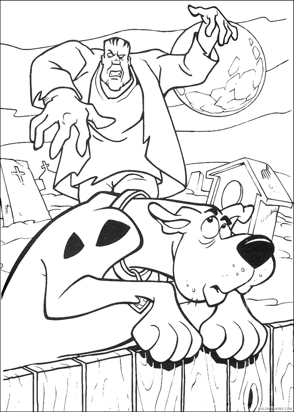 Scooby Doo Coloring Pages TV Film scooby_doo_cl_34 Printable 2020 07277 Coloring4free