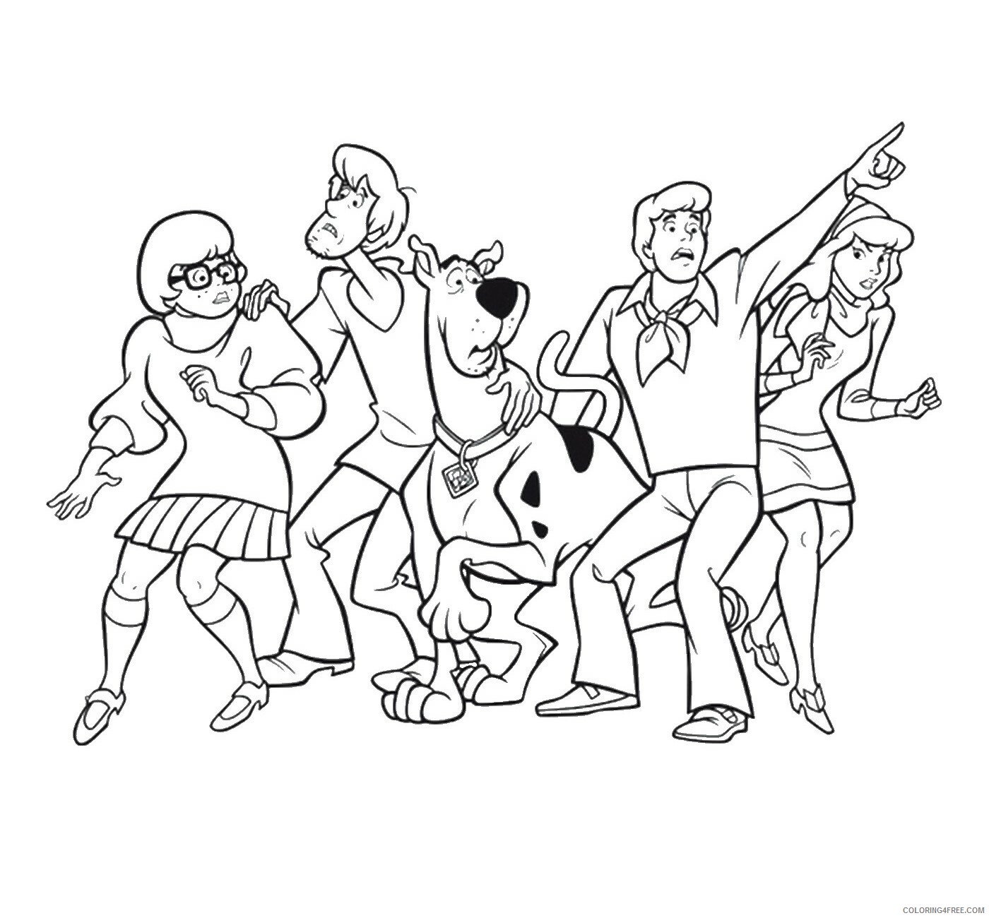 Scooby Doo Coloring Pages TV Film scooby_doo_cl_35 Printable 2020 07278 Coloring4free