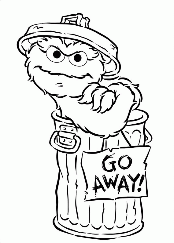 Sesame Street Coloring Pages TV Film Halloween Free Printable 2020 07447 Coloring4free