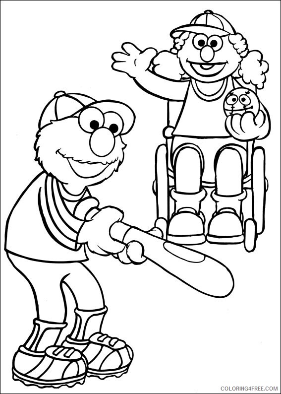 Sesame Street Coloring Pages TV Film Images Printable 2020 07434 Coloring4free