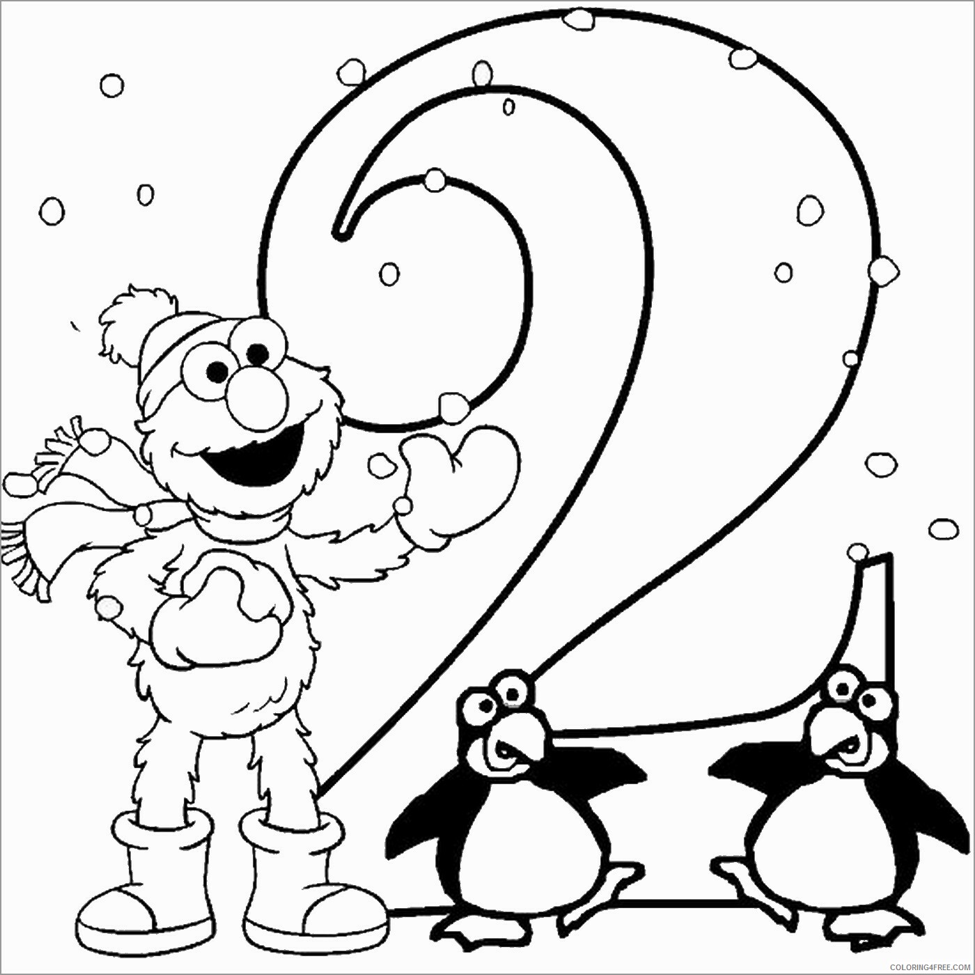 Sesame Street Coloring Pages TV Film Printable 2020 07449 Coloring4free