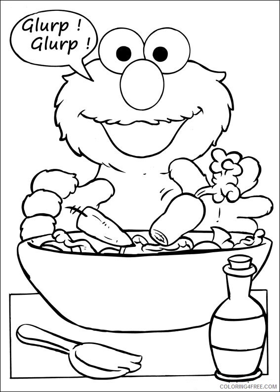 Sesame Street Coloring Pages TV Film Sesame Street Photos Printable 2020 07436 Coloring4free