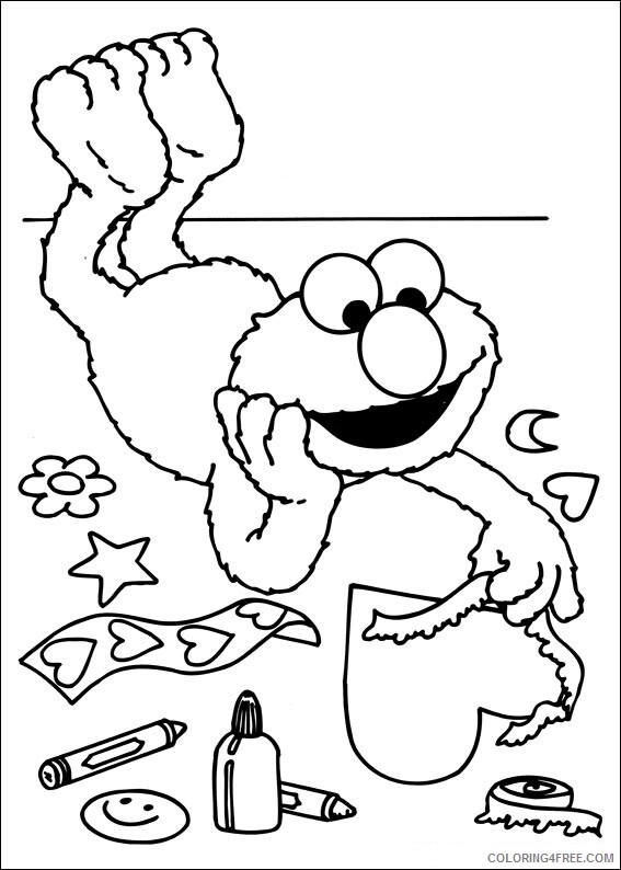 Sesame Street Coloring Pages TV Film Sesame Street Sheets Printable 2020 07443 Coloring4free