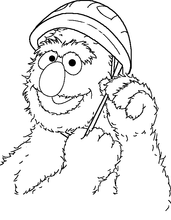 Sesame Street Coloring Pages TV Film for Toddlers Printable 2020 07431 Coloring4free