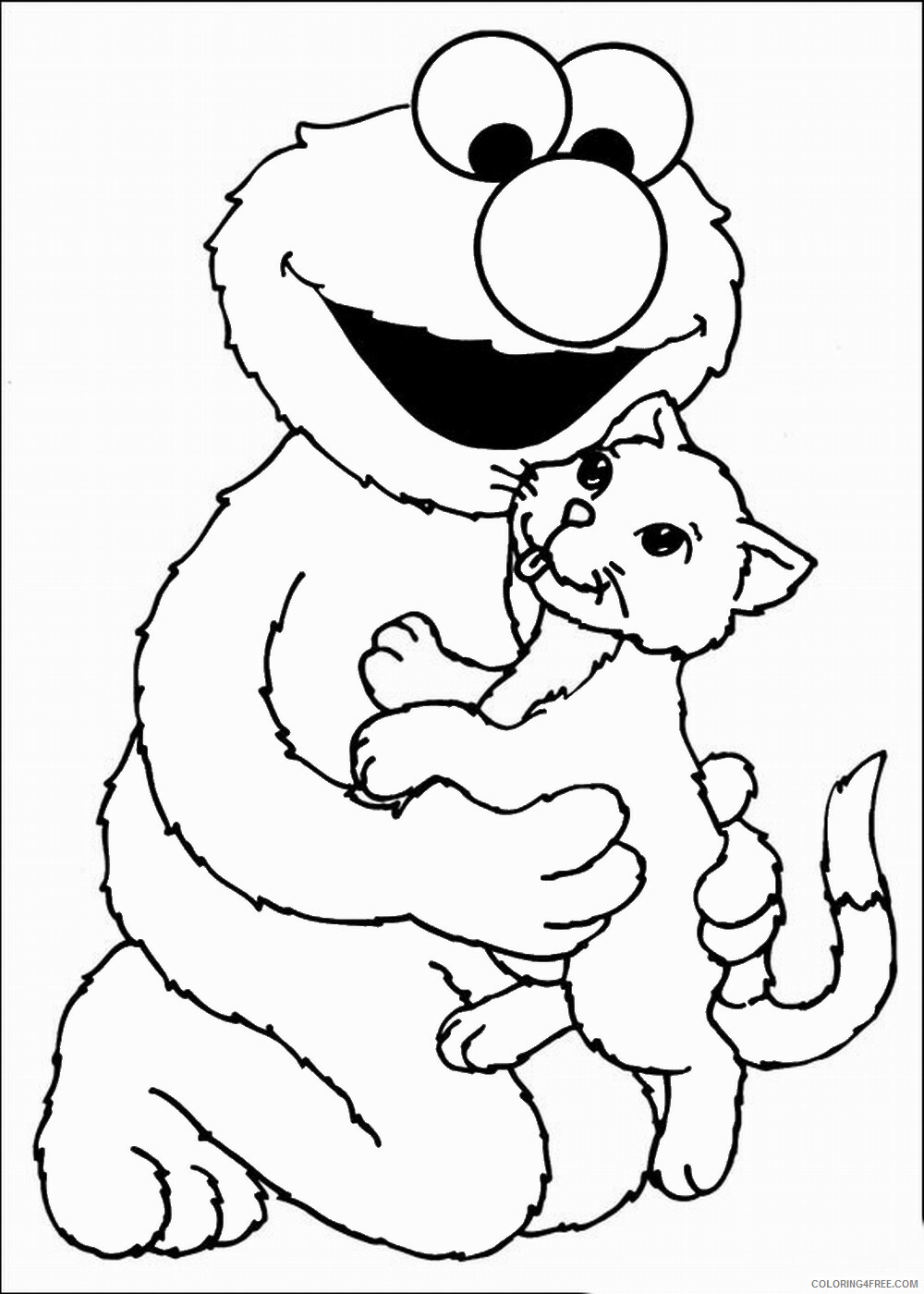 Sesame Street Coloring Pages TV Film sesame_18 Printable 2020 07373 Coloring4free