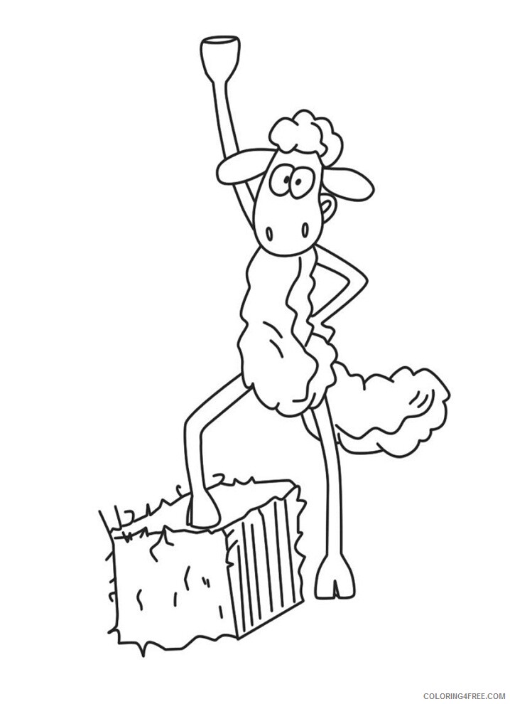 Shaun the Sheep Coloring Pages TV Film Printable 2020 07465 Coloring4free