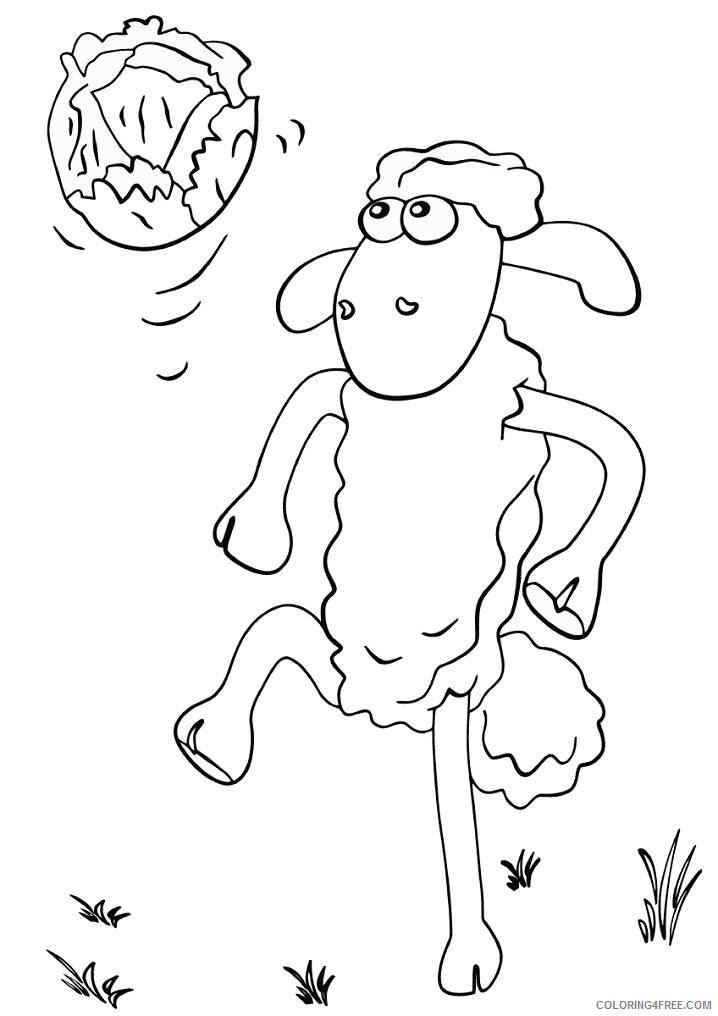 Shaun the Sheep Coloring Pages TV Film Printable 2020 07466 Coloring4free