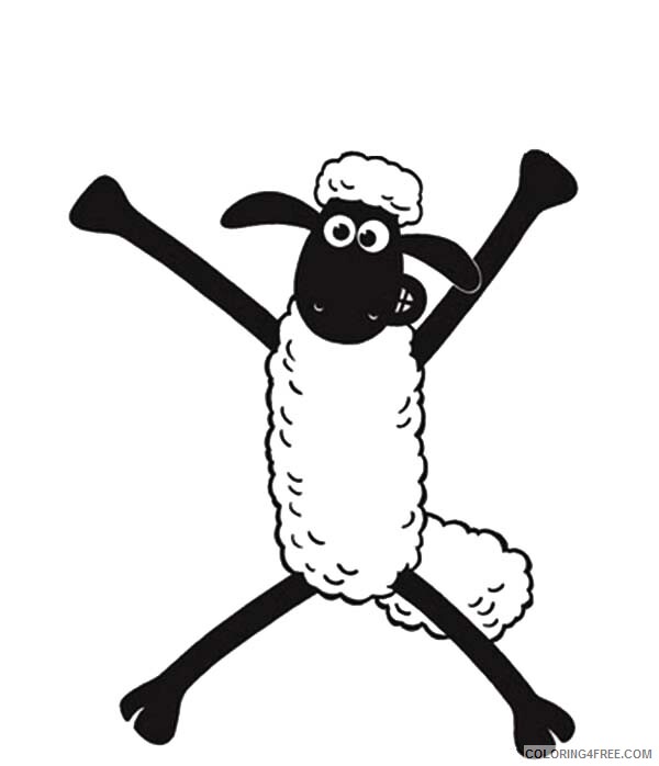 Shaun the Sheep Coloring Pages TV Film Shaun the Sheep 2 Printable 2020 07485 Coloring4free